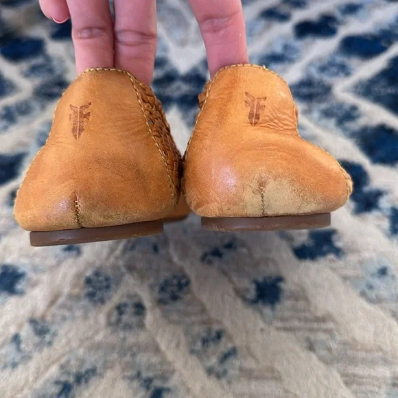 Frye Regina Woven Ballet Flats Sz 9.5 - Picture 5 of 8